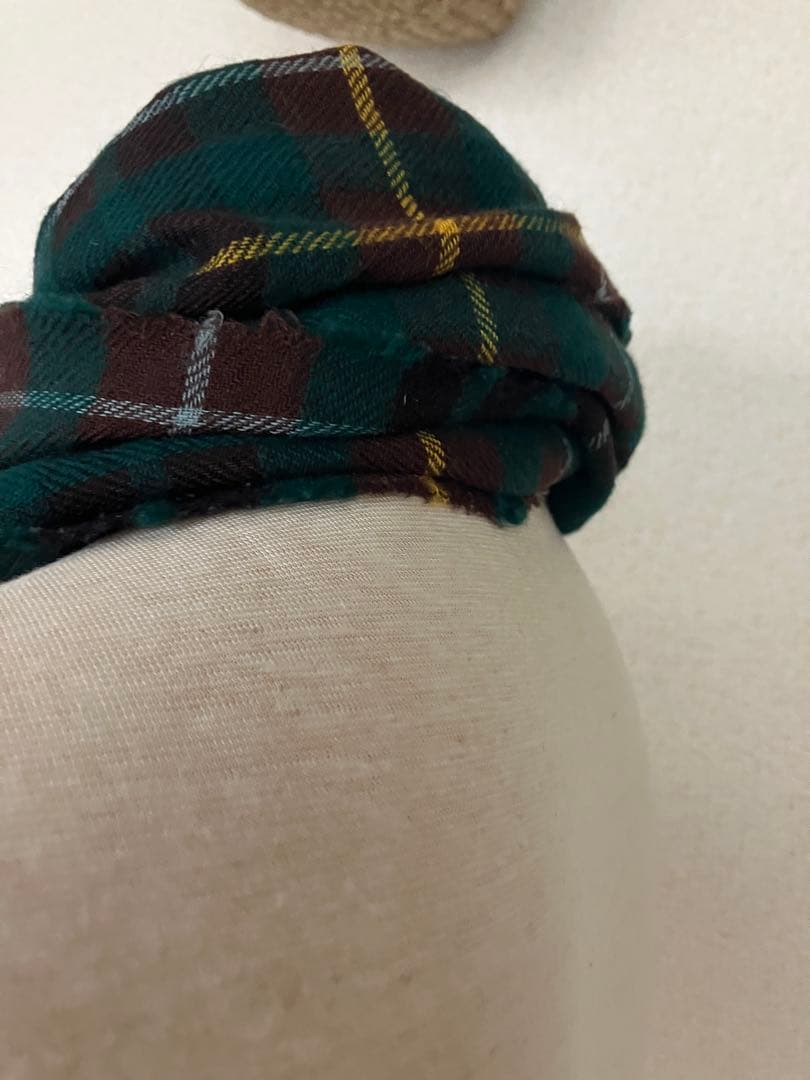 コムデギャルソン×LOCHCARRONウールチェックマフラー