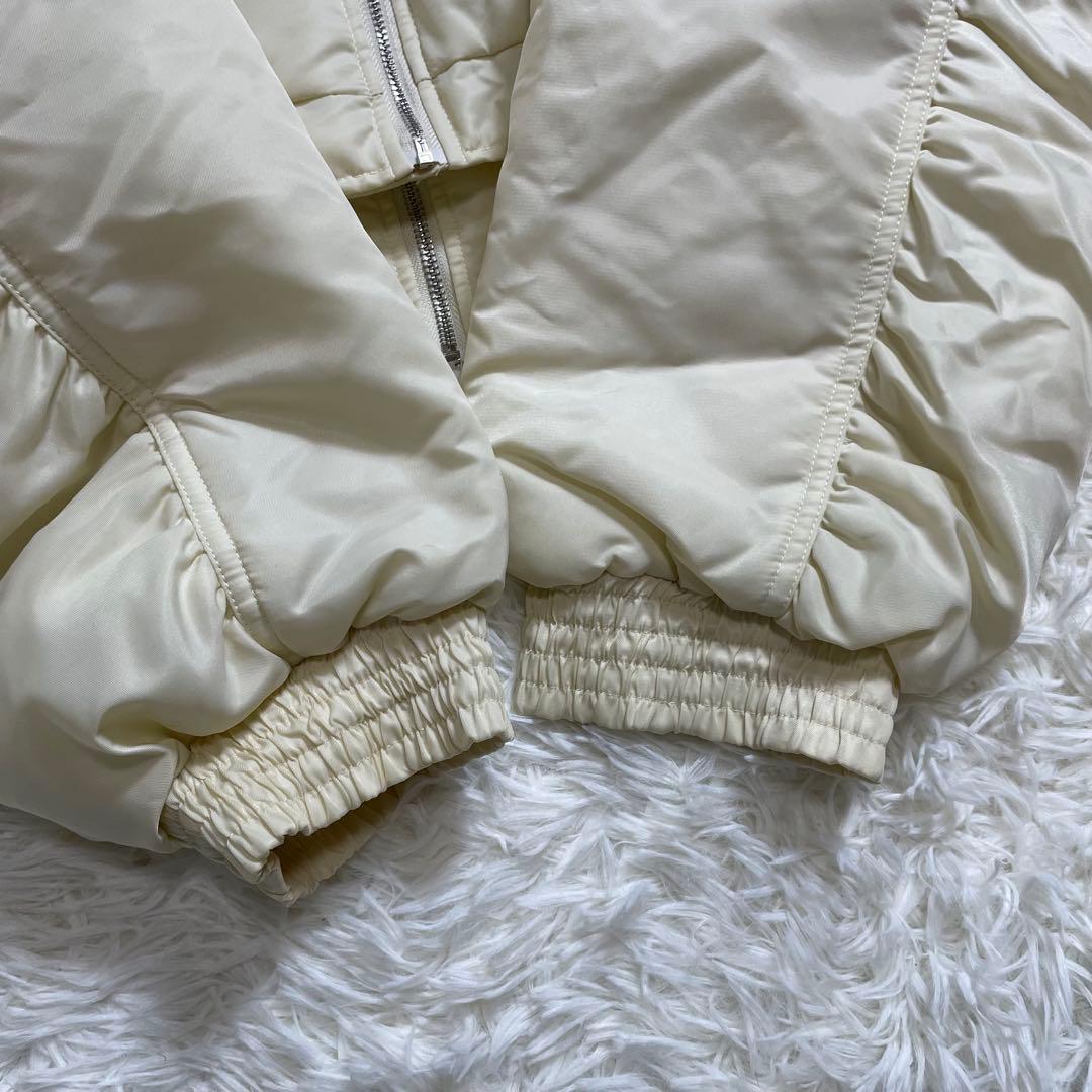 未使用タグ付き✨ solace ソレイス 短丈 MA-1ブルゾン アイボリー