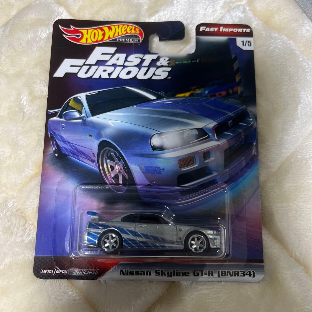 ミニカー Hot Wheels Nissan Skyline GT-R (BNR34)