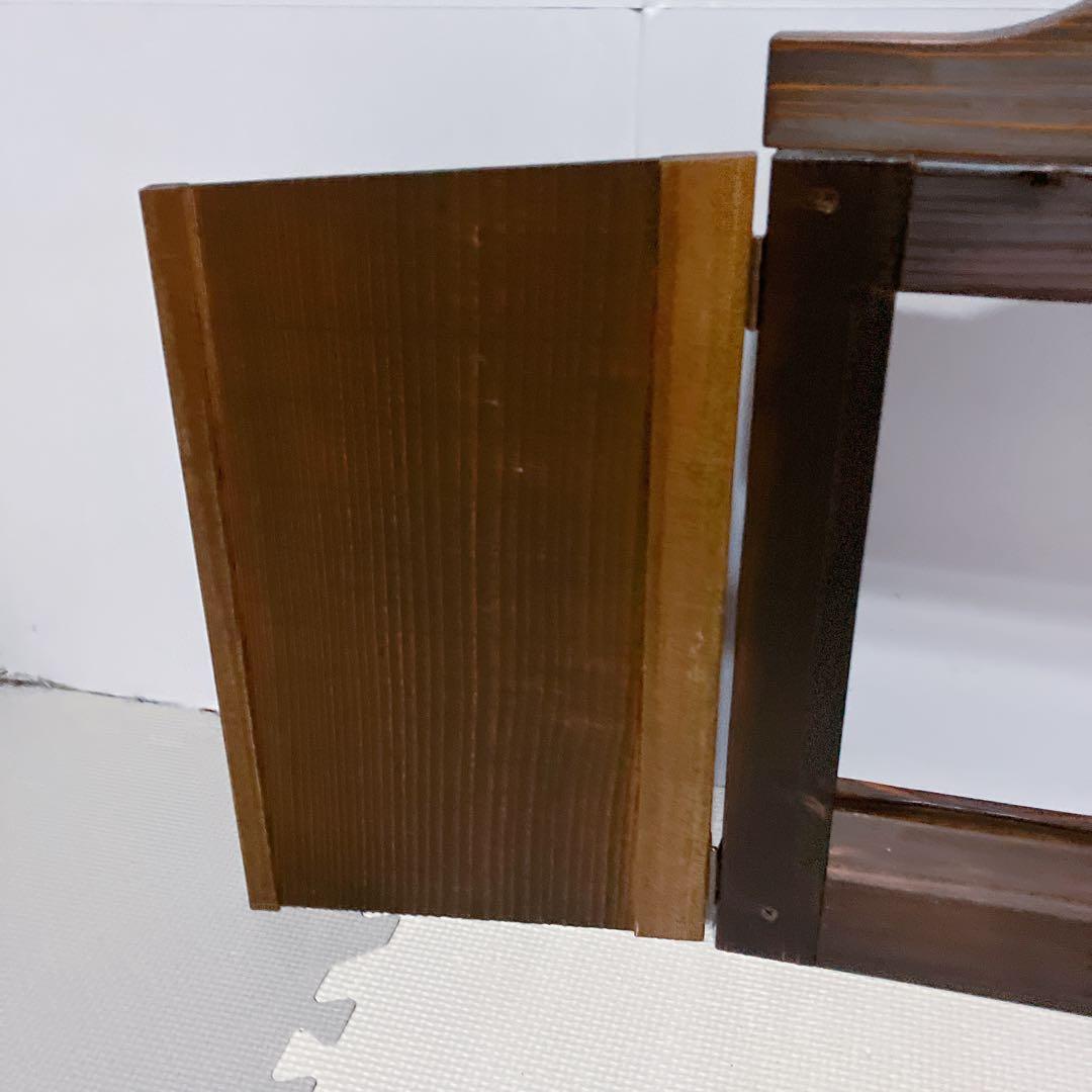 木製　紙芝居舞台　枠　フレーム　開閉式