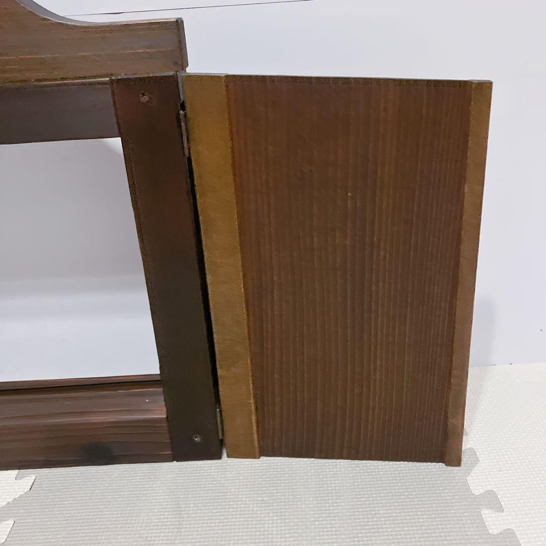 木製　紙芝居舞台　枠　フレーム　開閉式