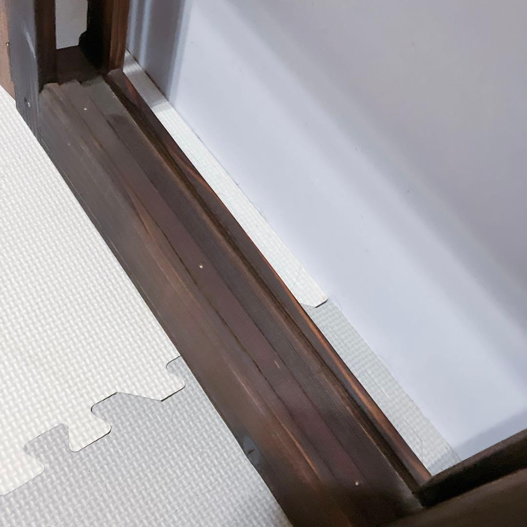 木製　紙芝居舞台　枠　フレーム　開閉式