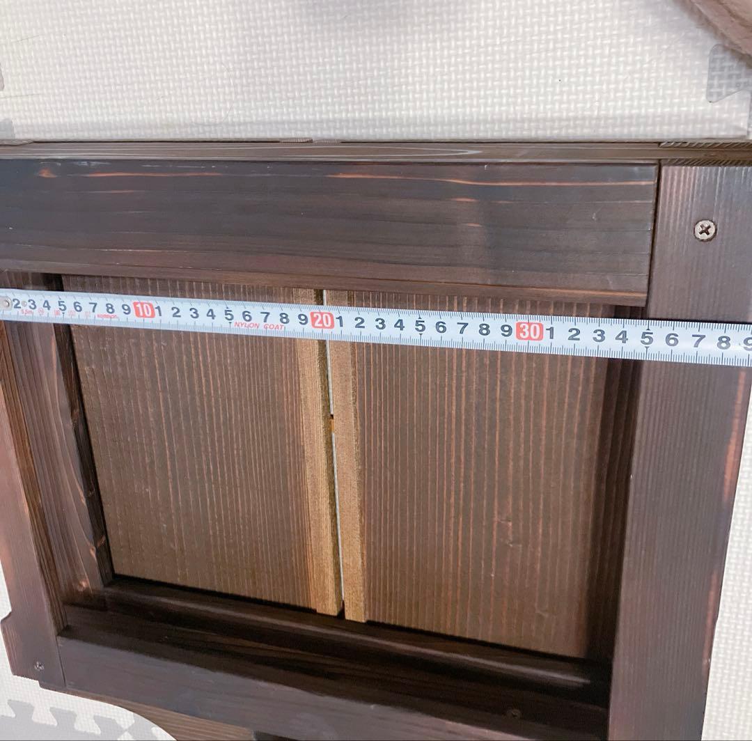 木製　紙芝居舞台　枠　フレーム　開閉式