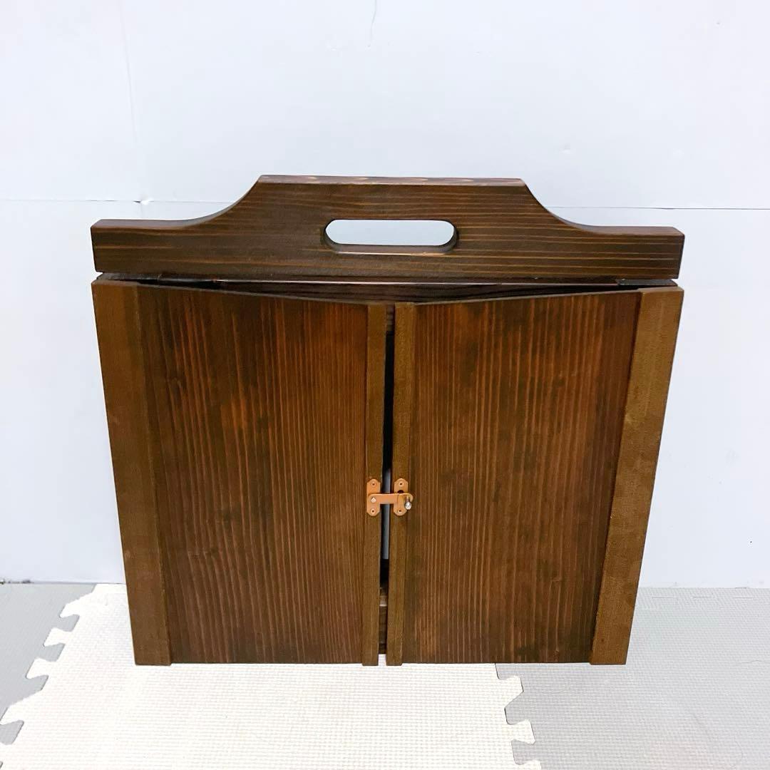 木製　紙芝居舞台　枠　フレーム　開閉式