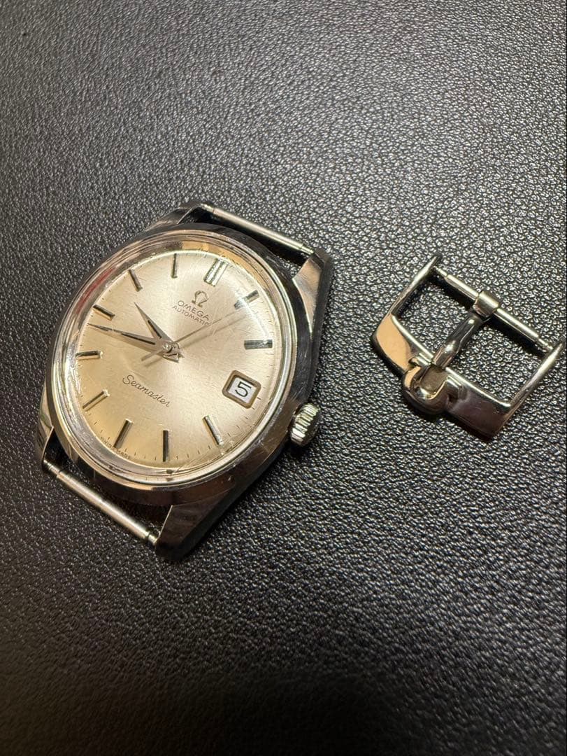 Sale中【OMEGA】Seamaster 自動巻き　ヴィンテージ　バックル付き