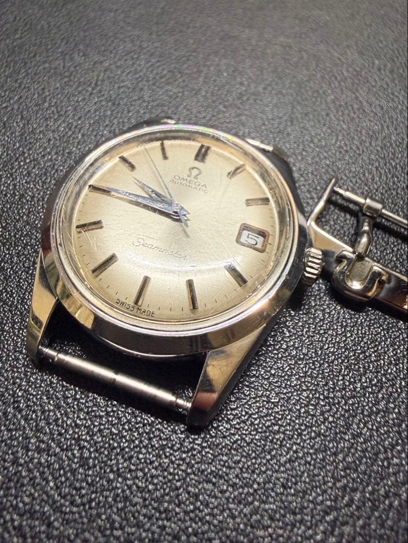 Sale中【OMEGA】Seamaster 自動巻き　ヴィンテージ　バックル付き