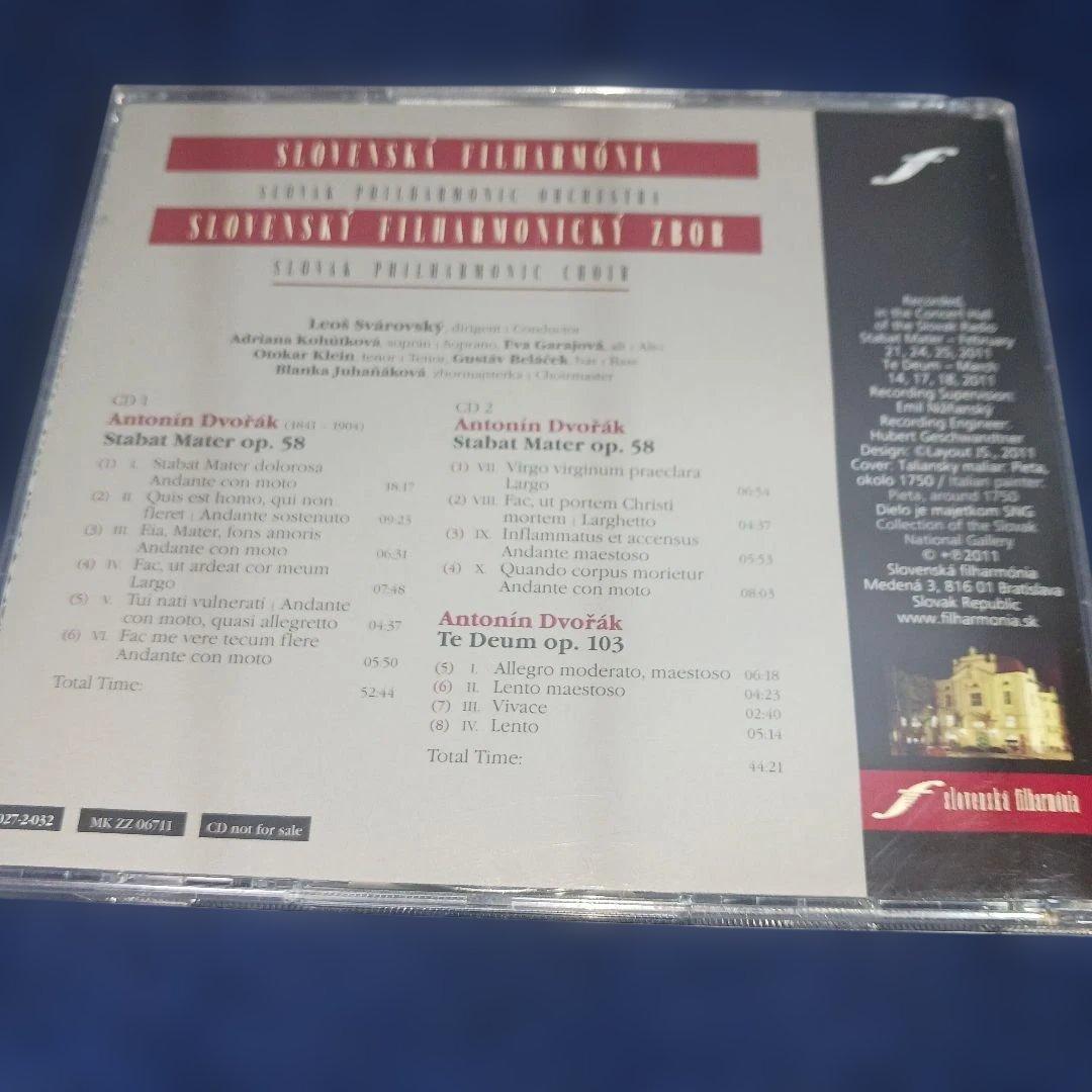 ドヴォルザーク: スタバト・マーテル & テ・デウム