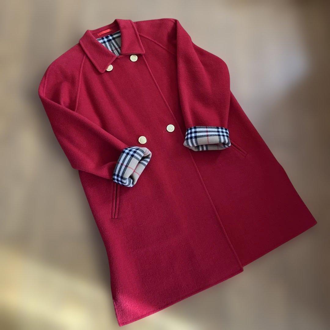 Burberrys 赤 ウールコート サイズ7 男女兼用