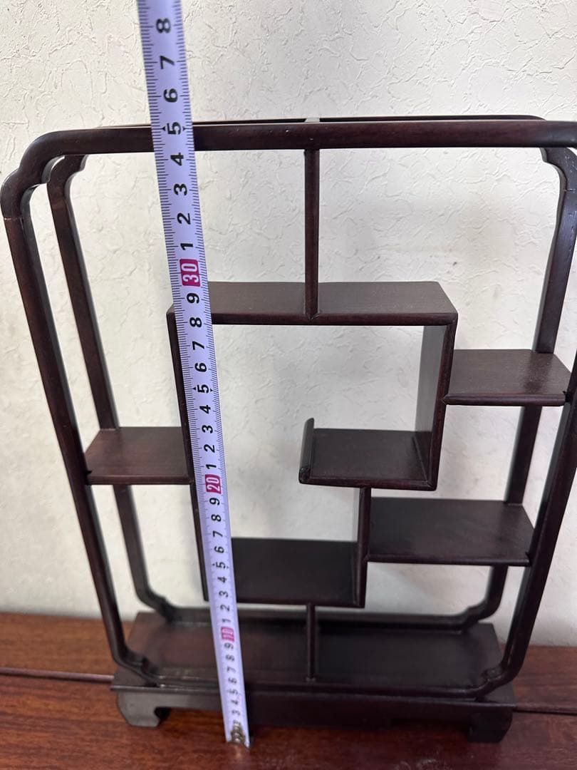 唐木　飾り棚　花梨　文房具　中国美術　アンティーク