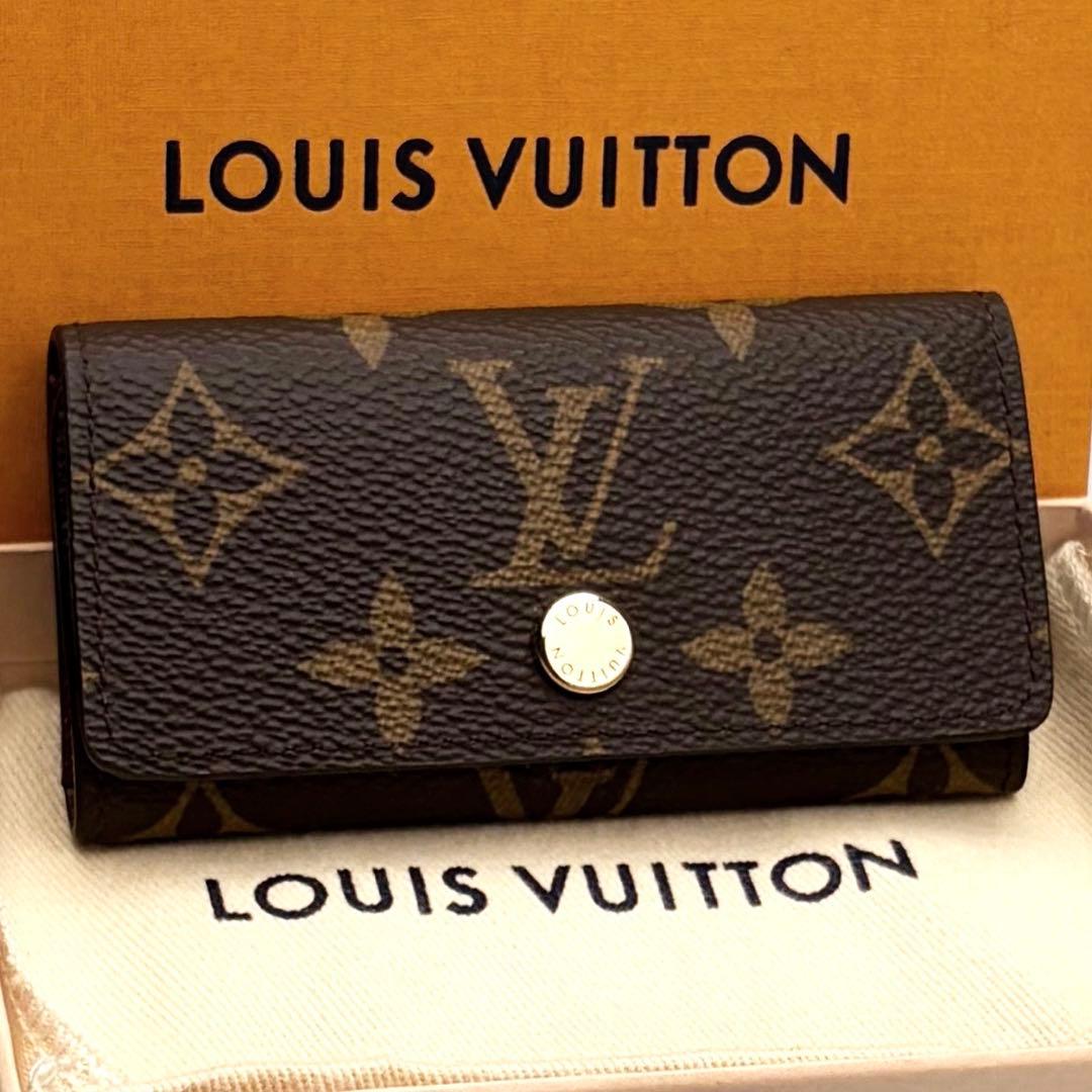 【今だけ限定✨】ルイヴィトン ミュルティクレ4 モノグラム 正規品保証 Z465