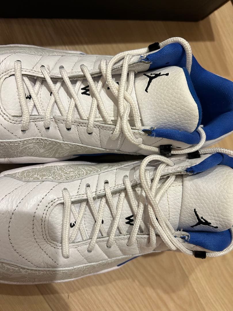 ナイキ Jordan ゴルフシューズ ホワイト/ブルー 箱付き 26.5cm 柄