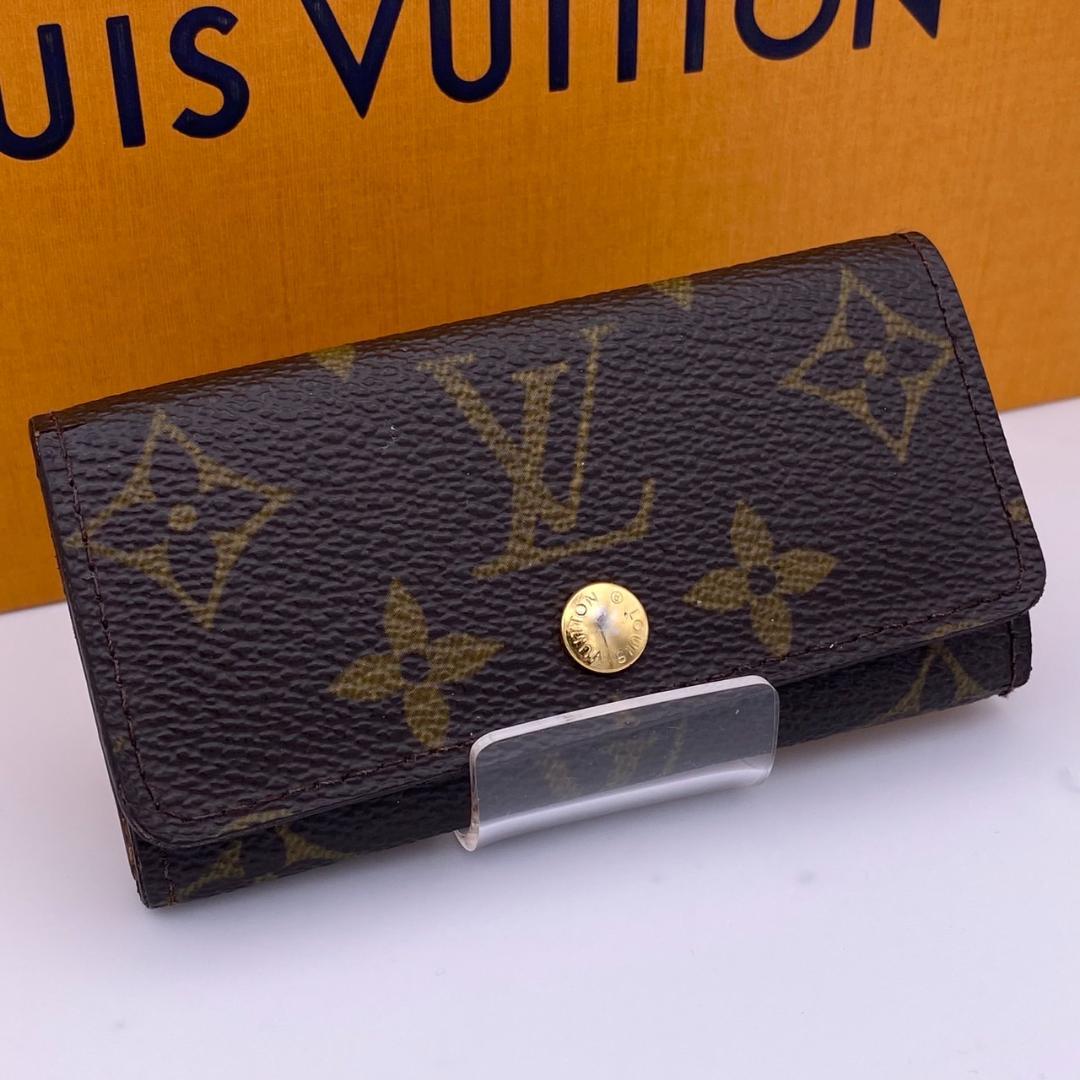 peachi　ルイヴィトン　モノグラム　ミュルティクレ4 　キーケース４連