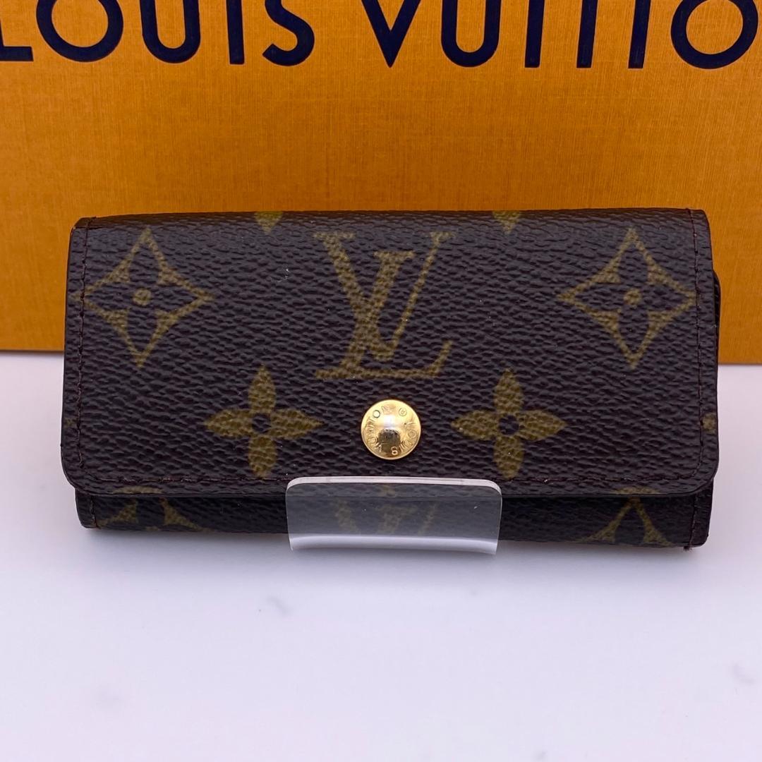 peachi　ルイヴィトン　モノグラム　ミュルティクレ4 　キーケース４連