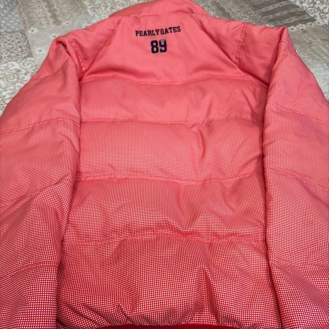 Pearly Gates 赤 チェック柄 ジャケット