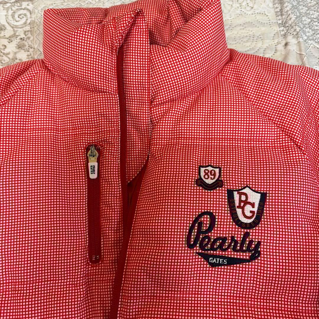 Pearly Gates 赤 チェック柄 ジャケット