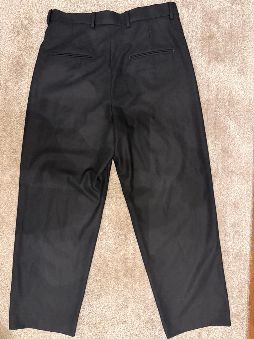 ATON/エイトン 2タック ウールスラックス サイズ6