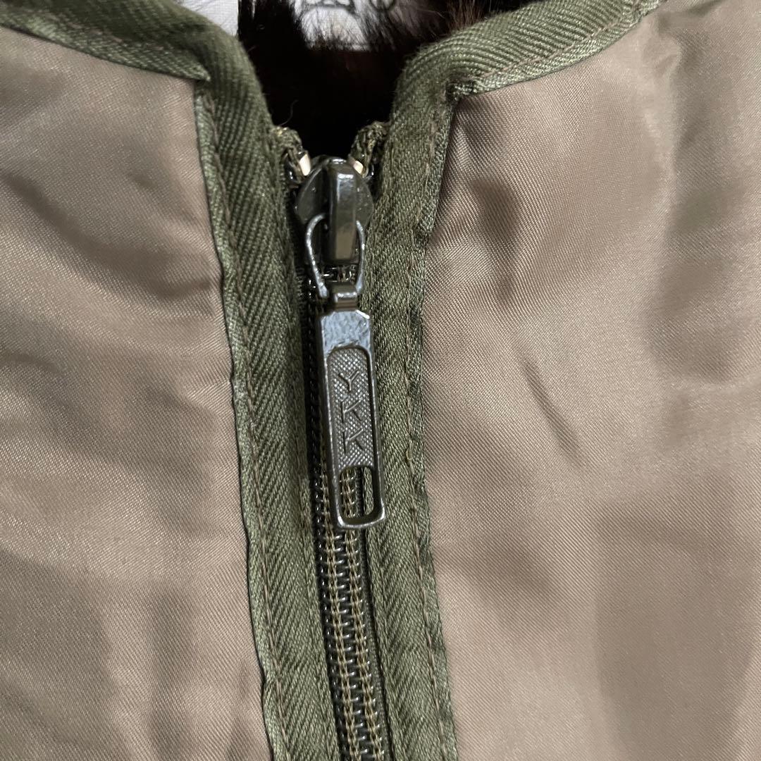 ドイツ軍　ラビットファー ライナー ベスト ミリタリー 古着 ビンテージ　ユーロ