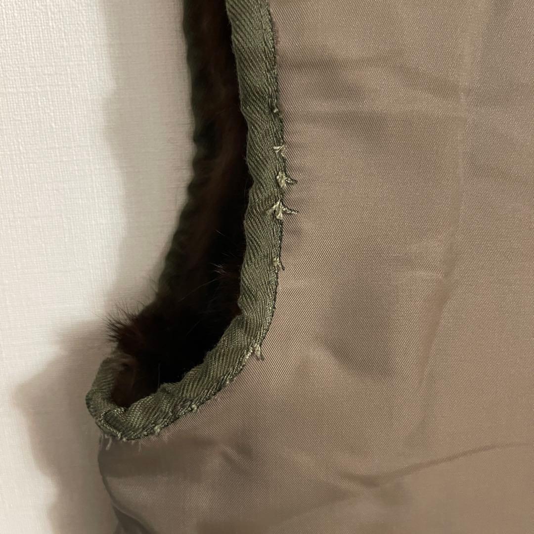 ドイツ軍　ラビットファー ライナー ベスト ミリタリー 古着 ビンテージ　ユーロ