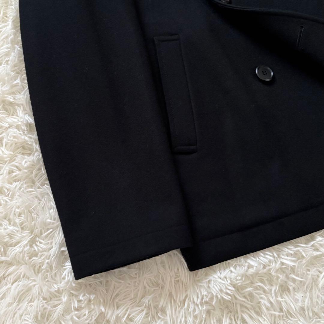 美品 Paul Smith LONDON ピーコート L ウールカシミヤ 黒