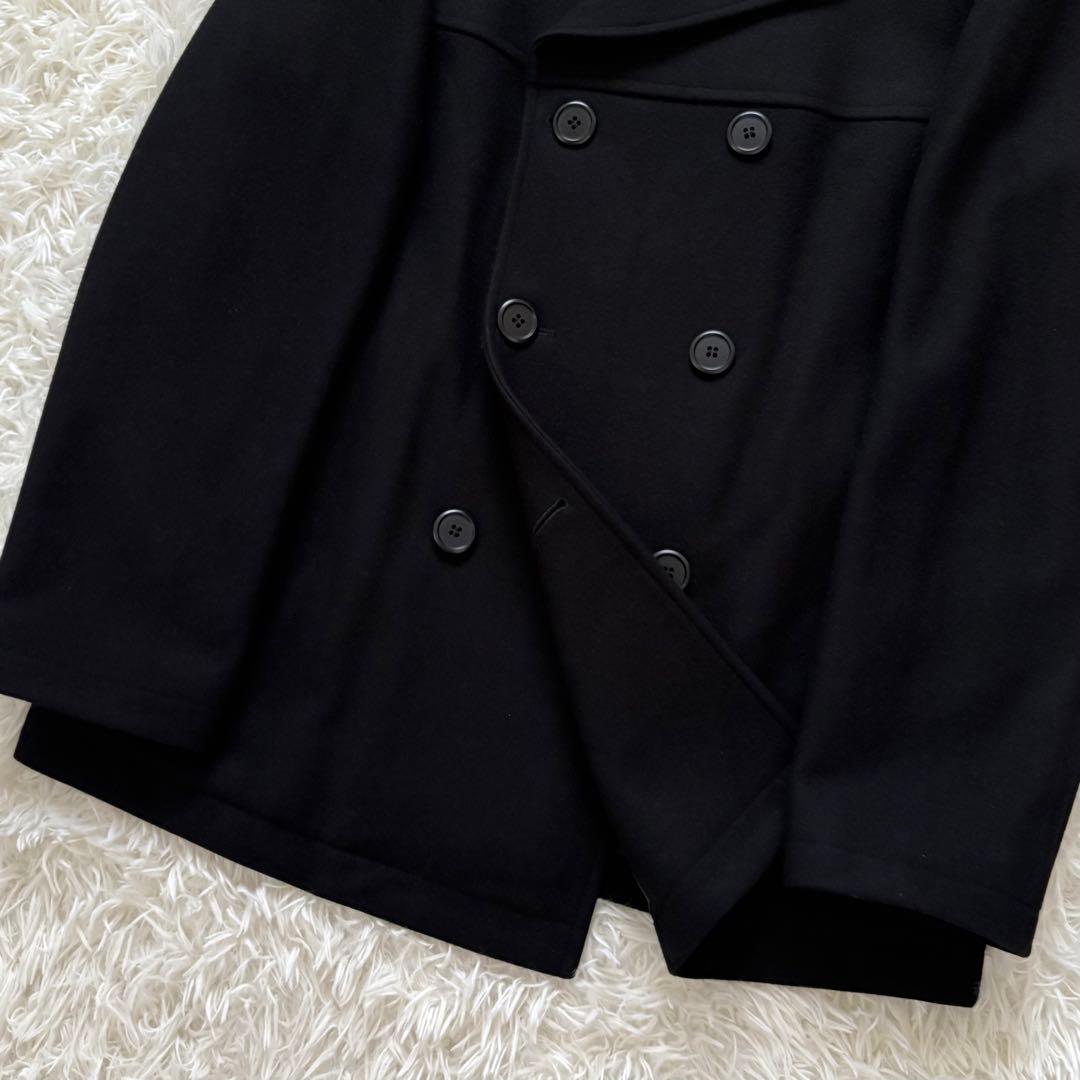 美品 Paul Smith LONDON ピーコート L ウールカシミヤ 黒