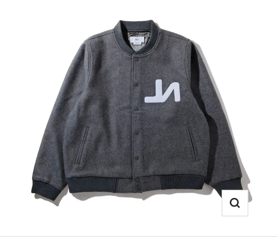 ジャケット・アウター Acy VARSITY JACKET GRAY 02 minnano