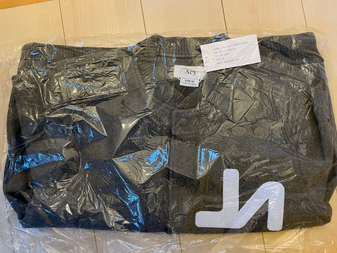 ジャケット・アウター Acy VARSITY JACKET GRAY 02 minnano