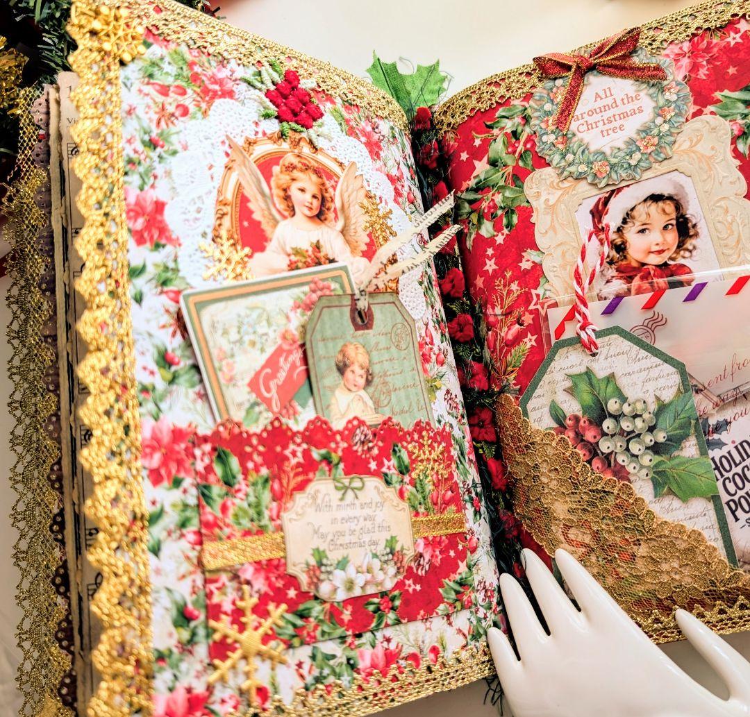 お洒落ビクトリアンガールのXmas大型ジャンクジャーナル2025♥Wishes♥