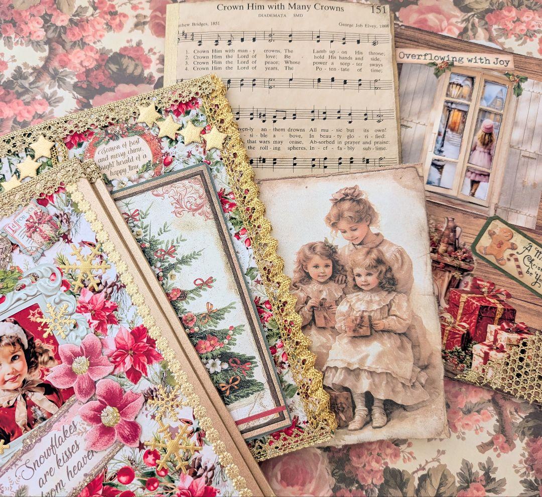 お洒落ビクトリアンガールのXmas大型ジャンクジャーナル2025♥Wishes♥