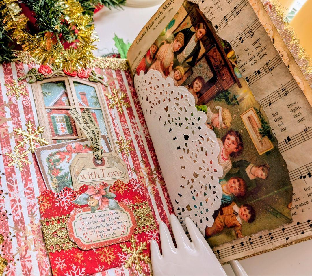 お洒落ビクトリアンガールのXmas大型ジャンクジャーナル2025♥Wishes♥