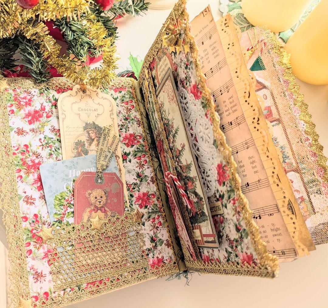 お洒落ビクトリアンガールのXmas大型ジャンクジャーナル2025♥Wishes♥