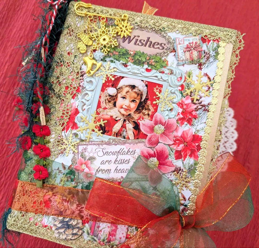 お洒落ビクトリアンガールのXmas大型ジャンクジャーナル2025♥Wishes♥