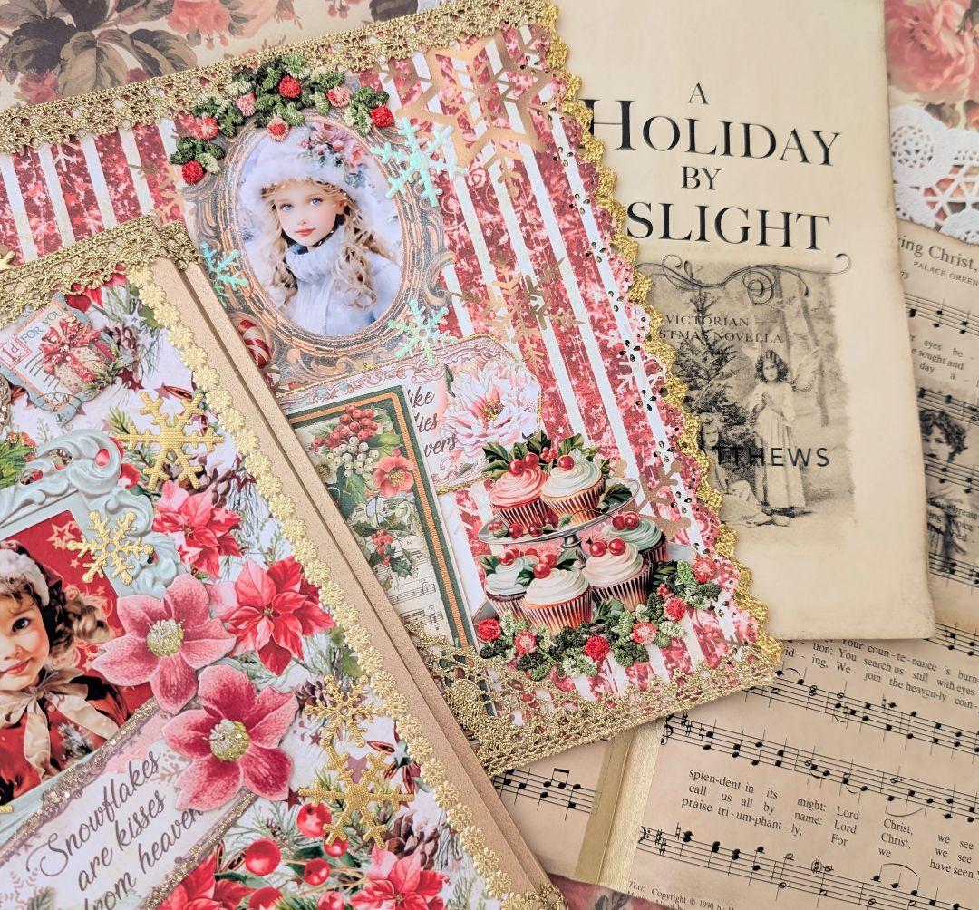 お洒落ビクトリアンガールのXmas大型ジャンクジャーナル2025♥Wishes♥