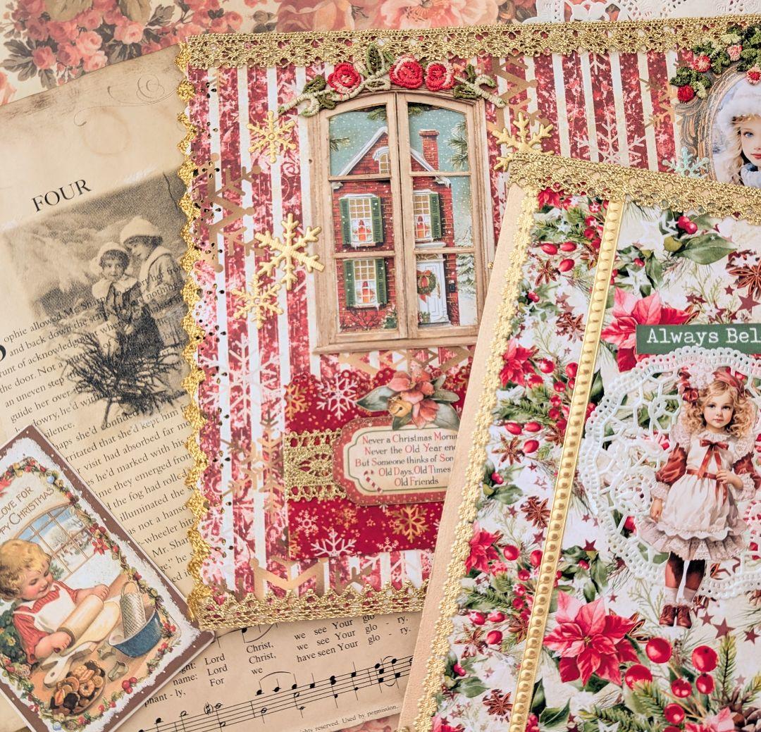 お洒落ビクトリアンガールのXmas大型ジャンクジャーナル2025♥Wishes♥