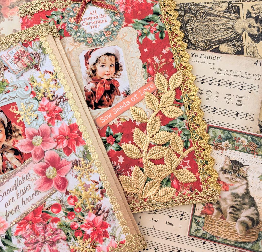 お洒落ビクトリアンガールのXmas大型ジャンクジャーナル2025♥Wishes♥