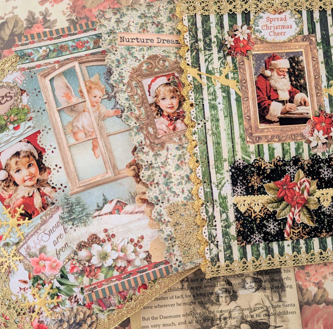 お洒落ビクトリアンガールのXmas大型ジャンクジャーナル2025♥Wishes♥