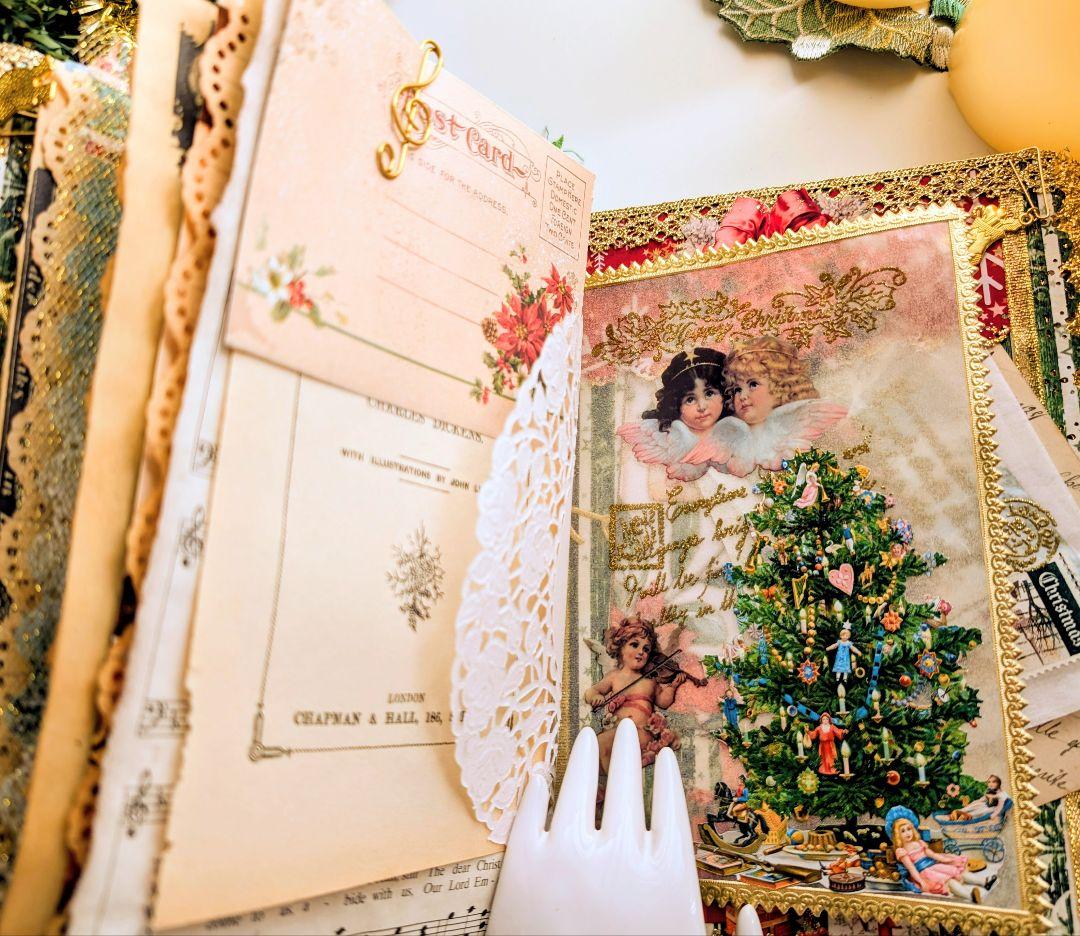 お洒落ビクトリアンガールのXmas大型ジャンクジャーナル2025♥Wishes♥