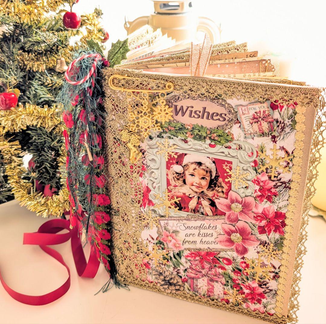 お洒落ビクトリアンガールのXmas大型ジャンクジャーナル2025♥Wishes♥