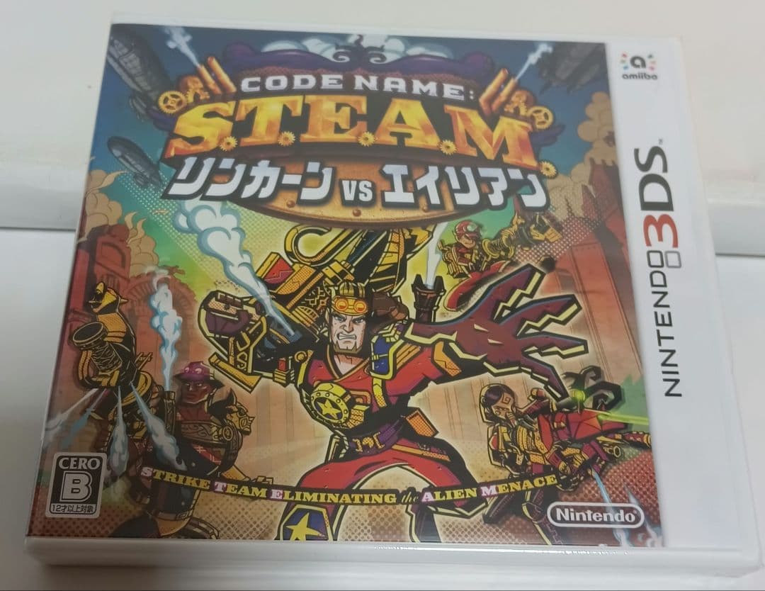 未開封】Code Name：S.T.E.A.M. リンカーンVSエイリアン3DS