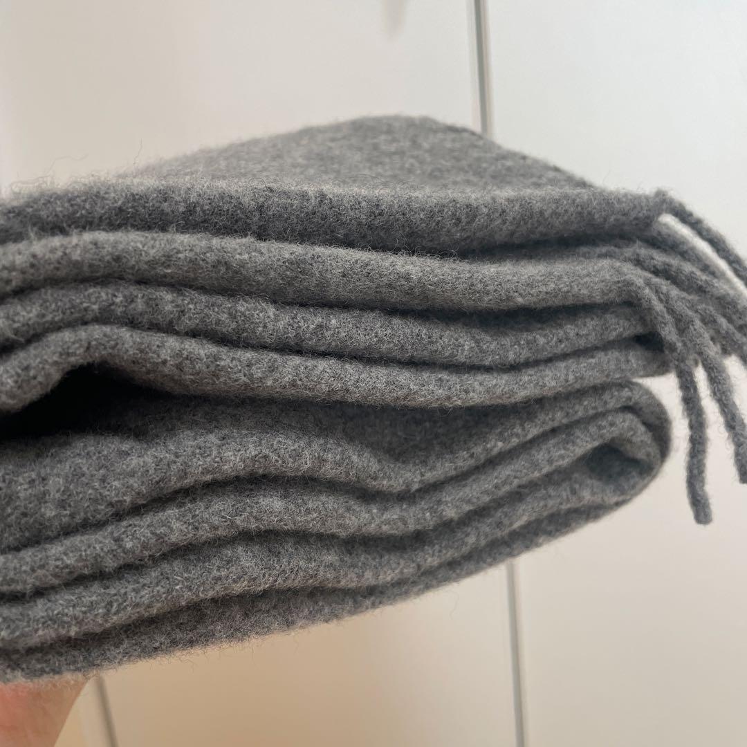 Acne Studios グレー マフラー 200×70㎝ 大判