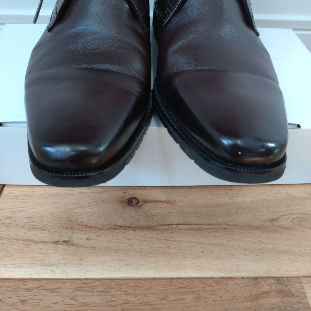 ✨️美品GORE-TEX チャッカブーツ ビジネスブラウン レザ ドレスシューズ