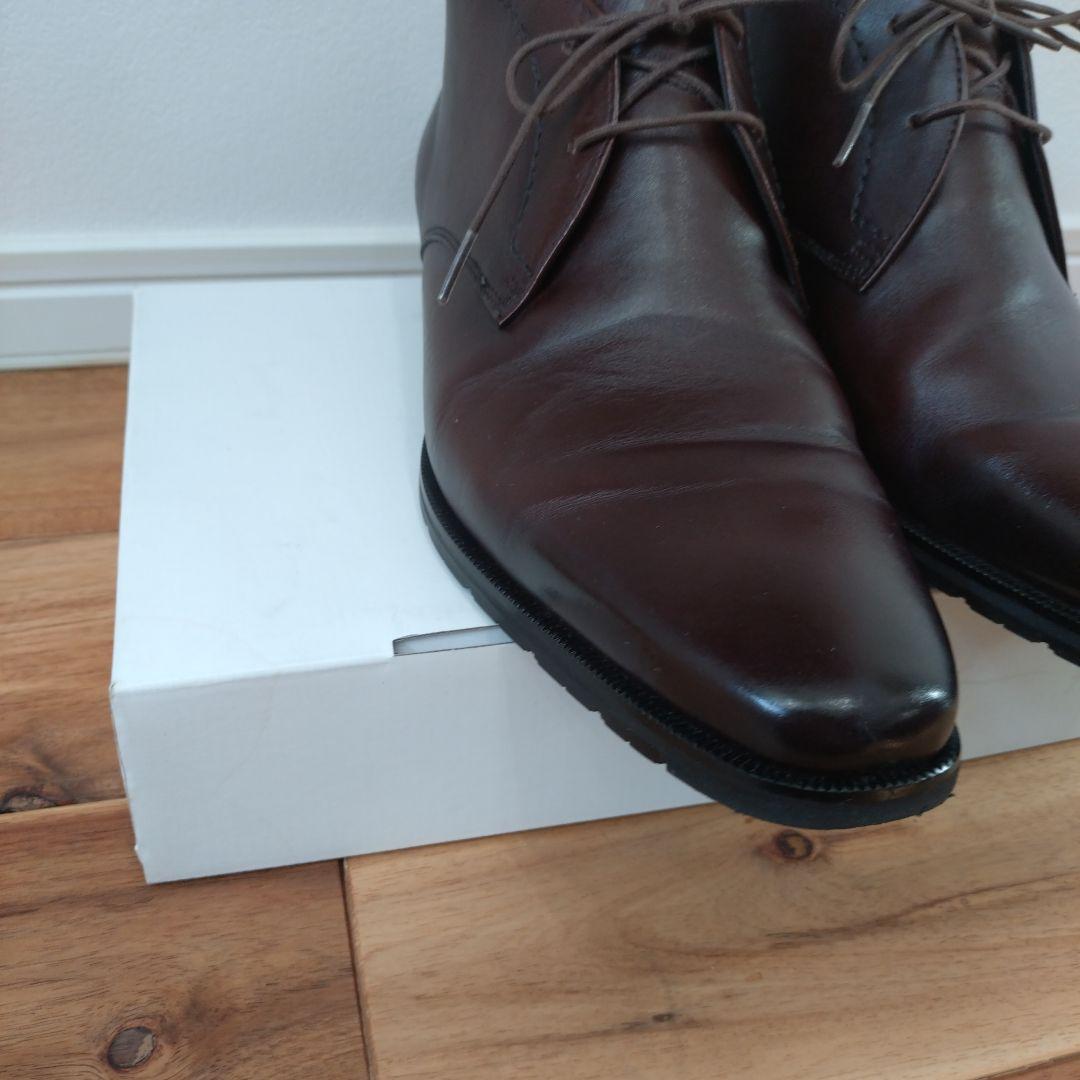 ✨️美品GORE-TEX チャッカブーツ ビジネスブラウン レザ ドレスシューズ