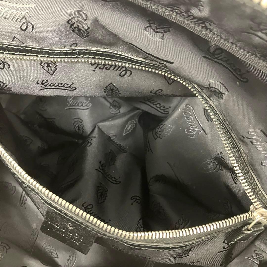 大人気☆GUCCI☆グッチ☆ボストンバッグ☆ディアマンテ☆キャンバス☆レザー☆黒