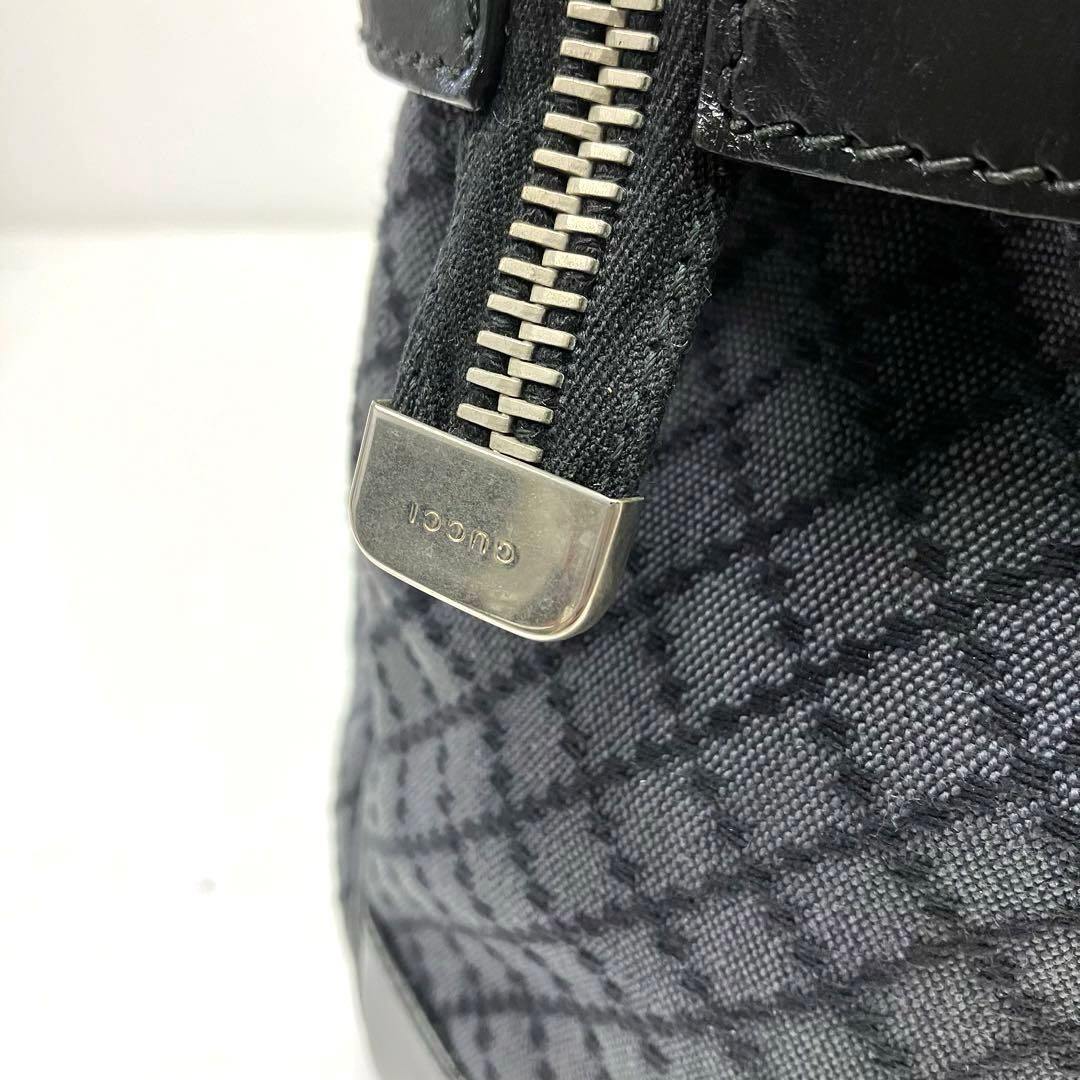 大人気☆GUCCI☆グッチ☆ボストンバッグ☆ディアマンテ☆キャンバス☆レザー☆黒
