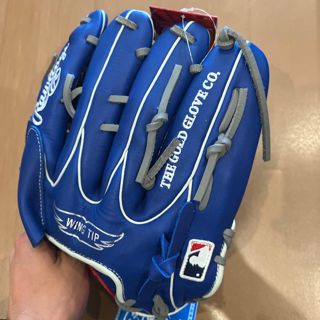 新品 値下げ中ローリングス軟式投手用 左投げドジャース