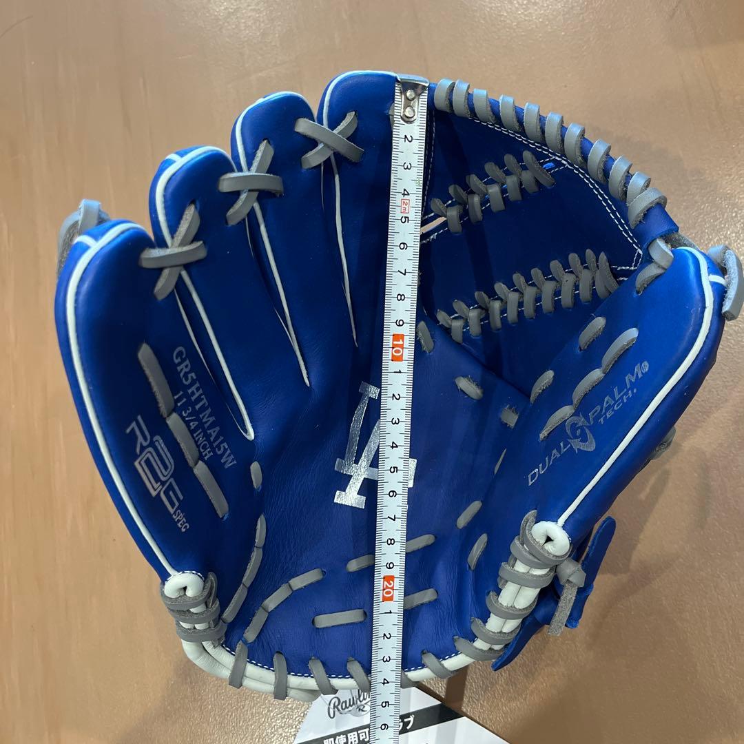 新品 値下げ中ローリングス軟式投手用 左投げドジャース