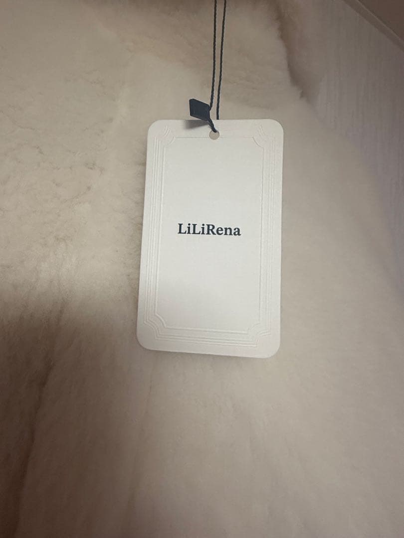 lilirena ポンチョ ボア アウター コート