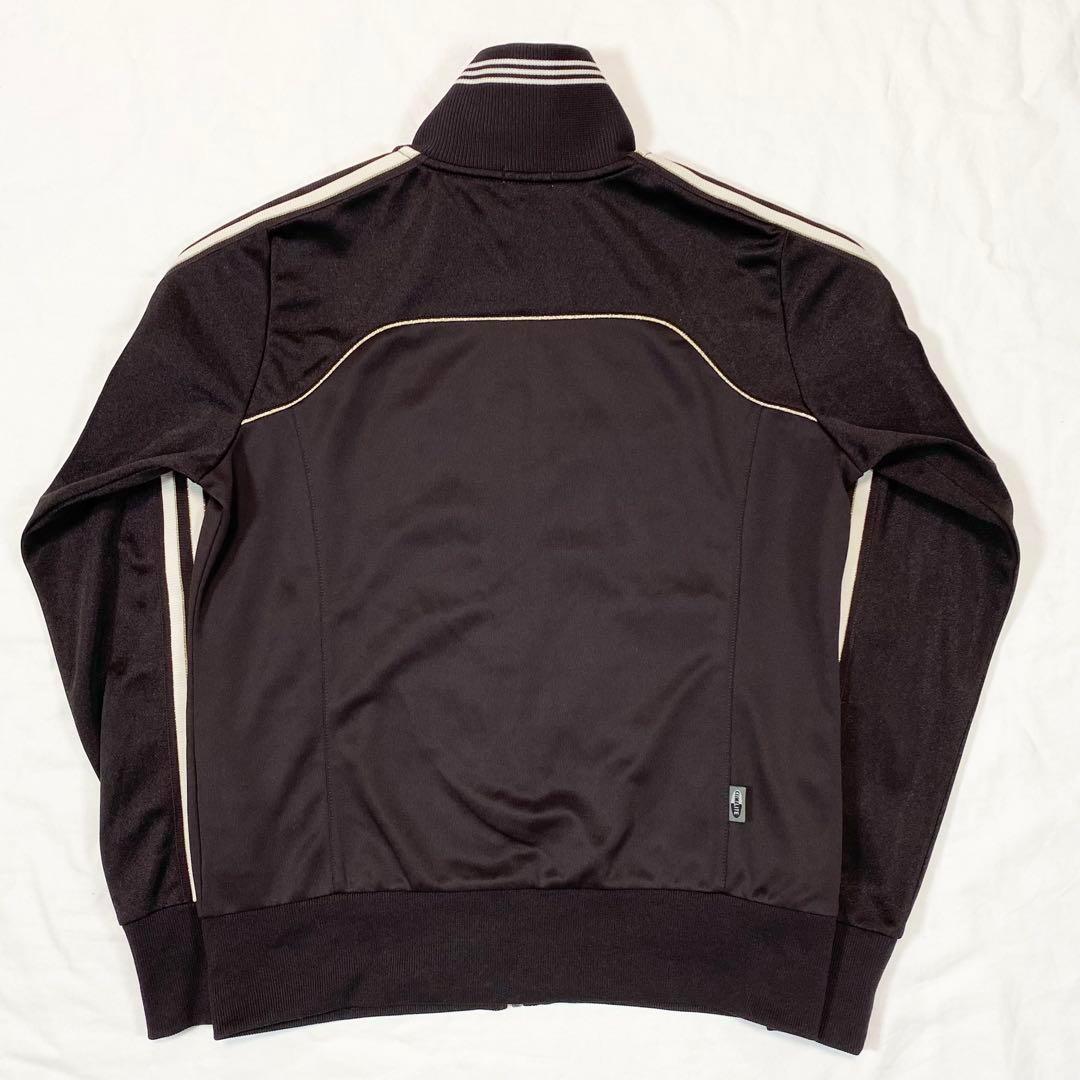 00s adidas ジャージ ブラウン 上下 セットアップ フレアパンツ 刺繍