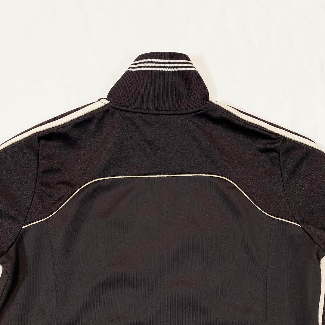 00s adidas ジャージ ブラウン 上下 セットアップ フレアパンツ 刺繍