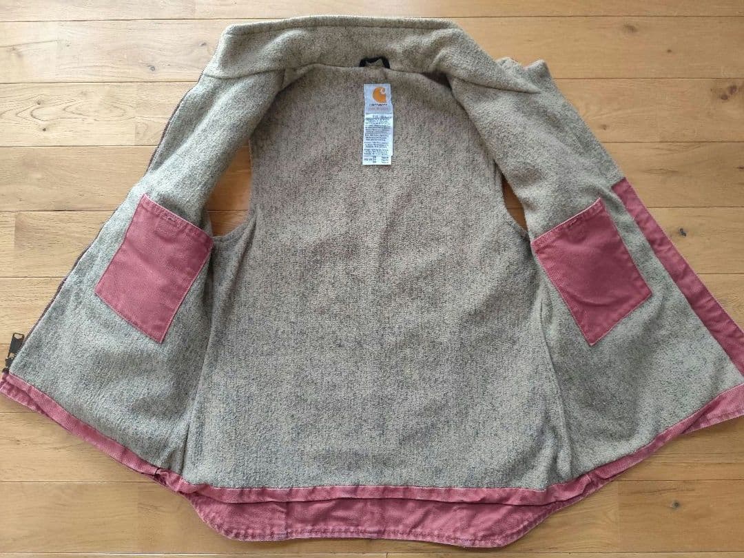 Carhartt カーハート ダッグベスト M ピンク ブランケット付き