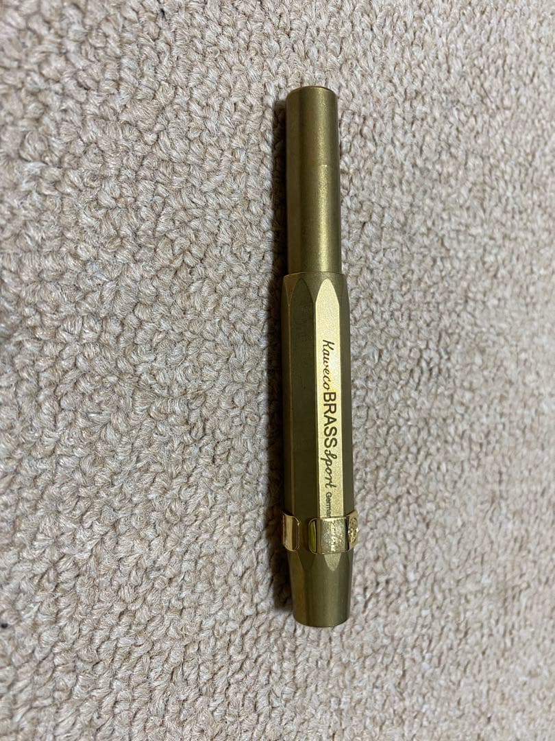 kaweco BRASS sport 万年筆純正レザーケースボールペンセット